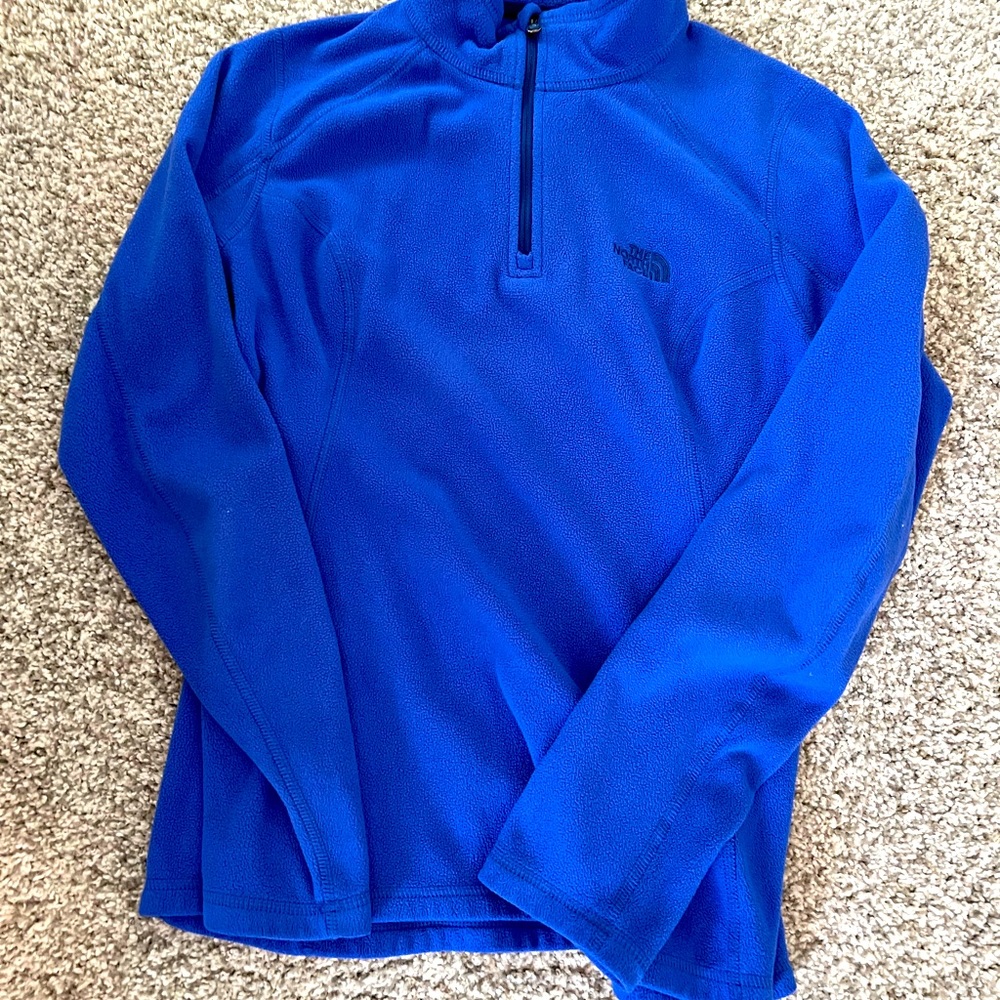 Womens North Face Quarter Zip Fleece-Size Small